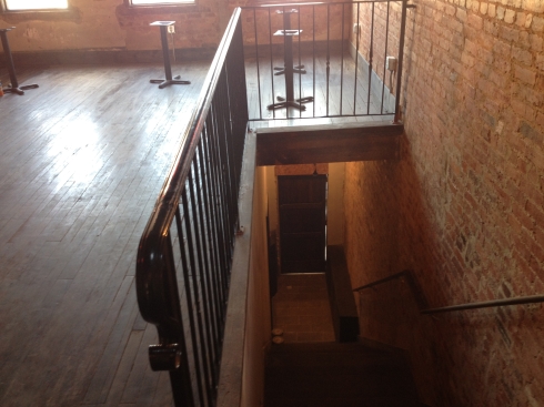 Stairs to First Floor at Sol Mexican Grill