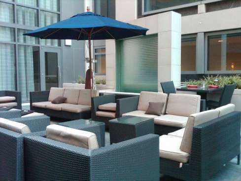 Patio Area at Watershed by Todd Gray